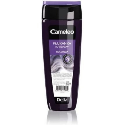 Unwanted yellow and brassy tones in blonde hair - Delia, Hair Fashion Purple Hair Rinse 200 ml,