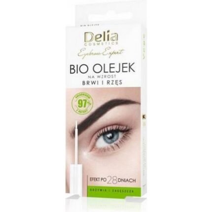 Sparse or thinning eyebrows and eyelashes - Delia, Organic Oil for Eyebrow and Eyelash Growth 7ml,