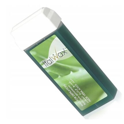Messy and uneven wax application-ITALWAX wax for depilation in a roll 100ml ALOE,