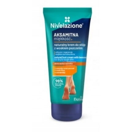 Dry and cracked foot skin,-NIVELAZIONE, , Foot Cream with Beeswax, 75ml, Rough and hardened areas,-NIVELAZIONE, , Foot Cream with Beeswax, 75ml, Lack of nourishment and hydration,-NIVELAZIONE, , Foot Cream with Beeswax, 75ml, Discomfort from daily dryness,-NIVELAZIONE, , Foot Cream with Beeswax, 75ml.