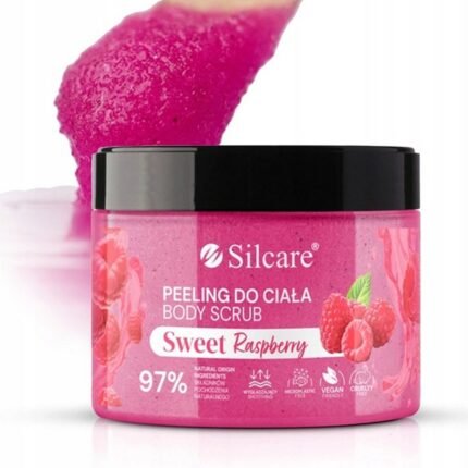 Dry and flaky skin,- Silcare, Raspberry Body Scrub, 350 g, Accumulation of dead skin cells,- Silcare, Raspberry Body Scrub, 350 g, Lack of skin smoothness and radiance,- Silcare, Raspberry Body Scrub, 350 g, Poor effectiveness of moisturizers on unexfoliated skin,- Silcare, Raspberry Body Scrub, 350 g.