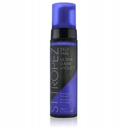 Pale or uneven skin tone,-St. Tropez, Self Tan Ultra Dark Violet, 200 ml, Dry or dehydrated skin,-St. Tropez, Self Tan Ultra Dark Violet, 200 ml, Uneven or streaky tanning results,-St. Tropez, Self Tan Ultra Dark Violet, 200 ml, Need for an ultra-dark, natural-looking tan,-St. Tropez, Self Tan Ultra Dark Violet, 200 ml.