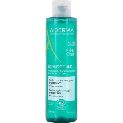 Oily and acne-prone skin,-A-Derma, AC Purifying Cleansing Foam Gel, 200 ml,