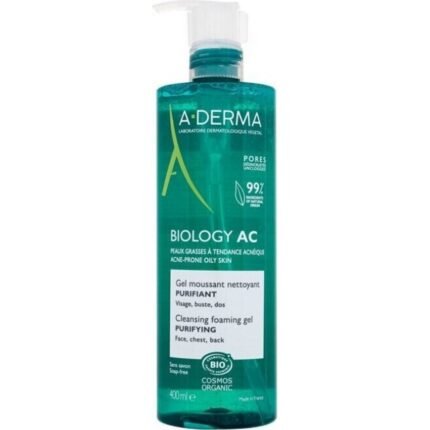 Oily and acne-prone skin,-A-Derma, AC Purifying Cleansing Foam Gel, 400 ml,