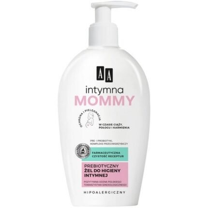 Intimate discomfort,-AA, Mommy Prebiotic Intimate Hygiene Gel, 300 ml,Dryness and irritation,-AA, Mommy Prebiotic Intimate Hygiene Gel, 300 ml,Imbalance in intimate hygiene,-AA, Mommy Prebiotic Intimate Hygiene Gel, 300 ml,Sensitivity during pregnancy,-AA, Mommy Prebiotic Intimate Hygiene Gel, 300 ml.