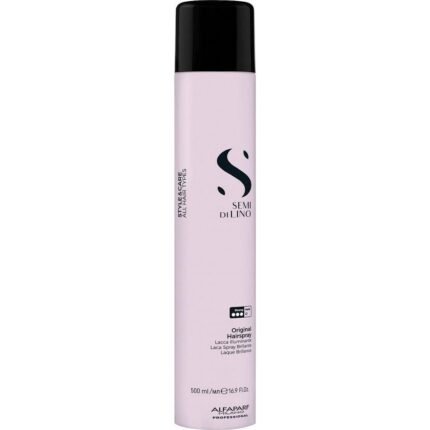 Loss of shine and vitality, - Alfaparf Milano, Linseed Style & Care Hairspray, 500 ml,