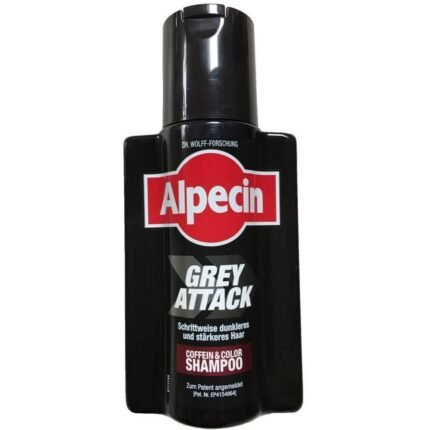 Premature gray hair appearance,-Alpecin, Shampoo Grey Attack Gray, 200 ml,