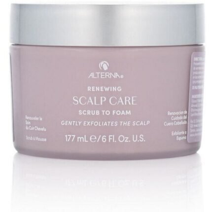 Scalp buildup and impurities,-Alterna, Renewing Scalp Care Foaming Scrub, 177 ml,