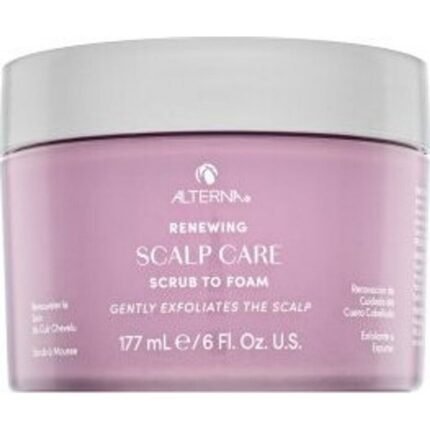 Scalp buildup and impurities,-Alterna, Renewing Scalp Care Foaming Scrub, 177 ml,