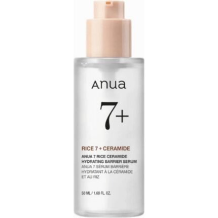 Dry and dehydrated skin,-Anua, 7 Rice Ceramide Hydrating Barrier Serum, 50 ml,