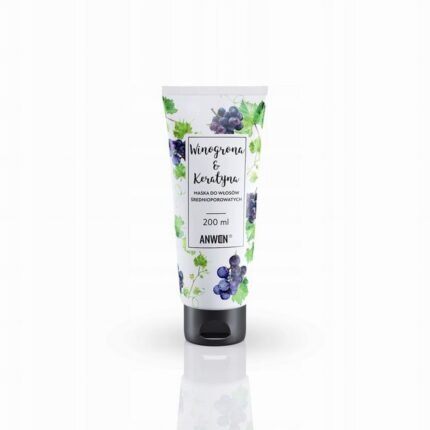 Weak and damaged hair,-ANWEN, Grapes and Keratin Mask, 200 ml,Dryness and lack of hydration,-ANWEN, Grapes and Keratin Mask, 200 ml,Brittle hair and split ends,-ANWEN, Grapes and Keratin Mask, 200 ml,Lack of elasticity and shine,-ANWEN, Grapes and Keratin Mask, 200 ml.