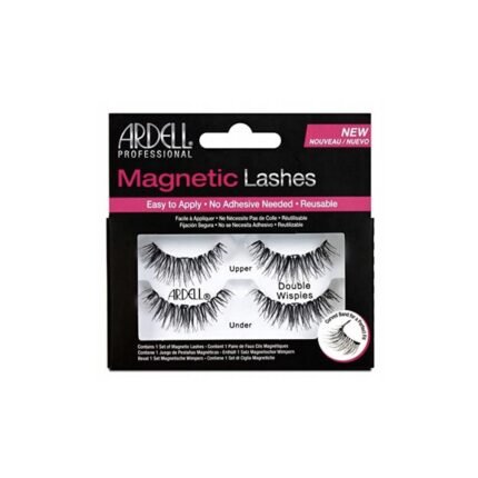 Difficulty achieving natural-looking volume with regular false lashes-Ardell Double Wispies Magnetic False Eyelashes, 1 x Upper and Under Lashes