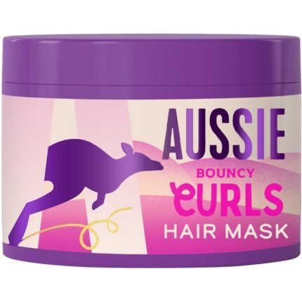 Dry and frizzy curls,-Aussie, Bouncy Curls Rich Butter Hair Mask, 450ml,