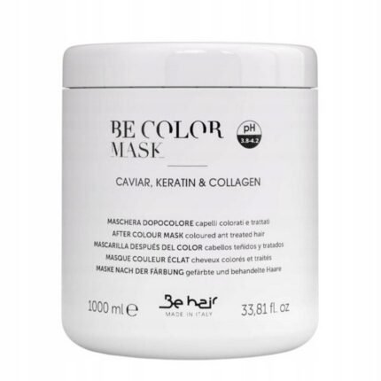 Faded or dull hair color,-BE HAIR, COLOR MASK CAVIAR KERATIN, 1L,Damaged and weak hair,-BE HAIR, COLOR MASK CAVIAR KERATIN, 1L,Frizz and unmanageable hair,-BE HAIR, COLOR MASK CAVIAR KERATIN, 1L,Lack of shine and softness,-BE HAIR, COLOR MASK CAVIAR KERATIN, 1L.