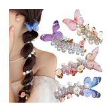 Hair slipping out of ponytails,-Generico, Pony Hair Accessories for Women and Girls, 4 pcs,