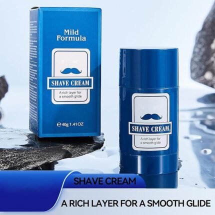 Dry and rough beard hair,-Genérico, Hydrating Balm Stick Beard Grooming Smooth Shave Cream, 40 g,