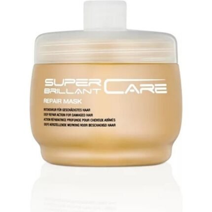 Damaged and brittle hair,-Hair Haus, Super Brilliant Care Repair Mask, 500 ml,