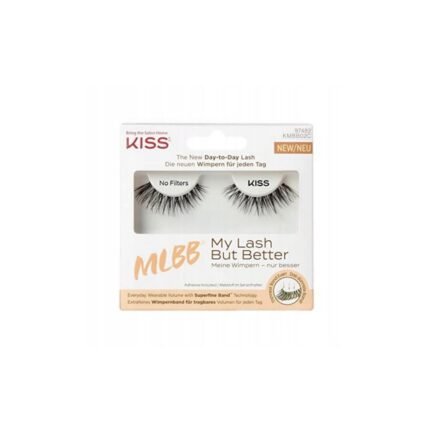 Difficulty achieving natural-looking lash volume-KISS FALSE EYELASHES FOR NATURAL VOLUME MY LASH BU