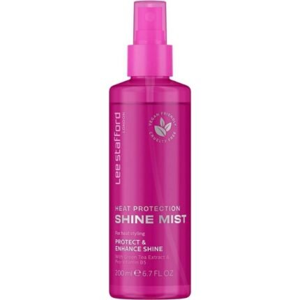 Heat damage from styling tools,-Lee Stafford, Heat Protection Shine Mist, 200 ml,