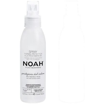 Heat damage from hair dryers and straighteners ,- Noah Thermal Protection Spray with Provitamin B5,125ml, Dryness and breakage due to frequent styling ,- Noah Thermal Protection Spray with Provitamin B5,125ml, Frizz and dullness caused by heat exposure ,- Noah Thermal Protection Spray with Provitamin B5,125ml, Loss of moisture and elasticity in hair fibers ,- Noah Thermal Protection Spray with Provitamin B5,125ml.