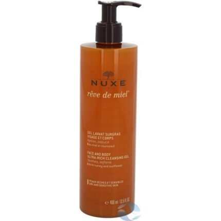 Dry and sensitive skin,-NUXE, Rêve de Miel Cleansing Gel, 400ml,