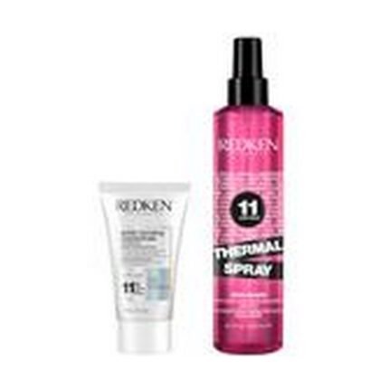Heat damage from styling tools,-Redken, Thermal Spray Protection Conditioner Set, 50ml/250ml,
