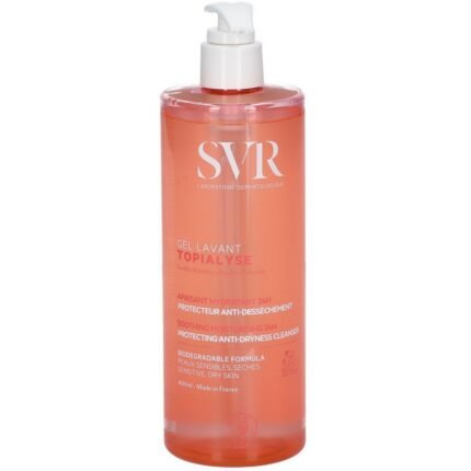 Dry and sensitive skin,-SVR, Topialyse Cleansing Gel, 400ml,