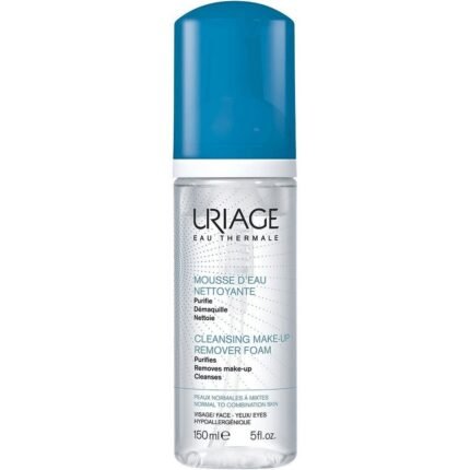 Makeup residue,-Uriage, Cleansing Make-Up Remover Foam, 150 ml,