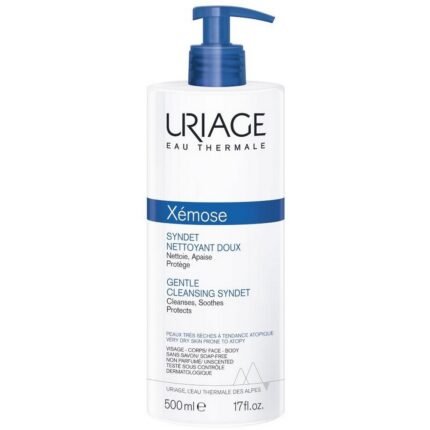 Dryness and discomfort,-Uriage, Xémose Gentle Cleansing Gel Syndet, 500 ml,