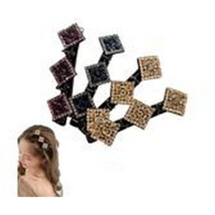 Plain hairstyles lacking sparkle or elegance,-VNVPRM, Hairpins with Shiny Crystals, 4 pcs,