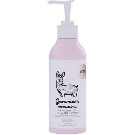 Dryness and discomfort in the intimate area - YOPE, Geranium and Cranberry Intimate Hygiene Gel 300ml,
