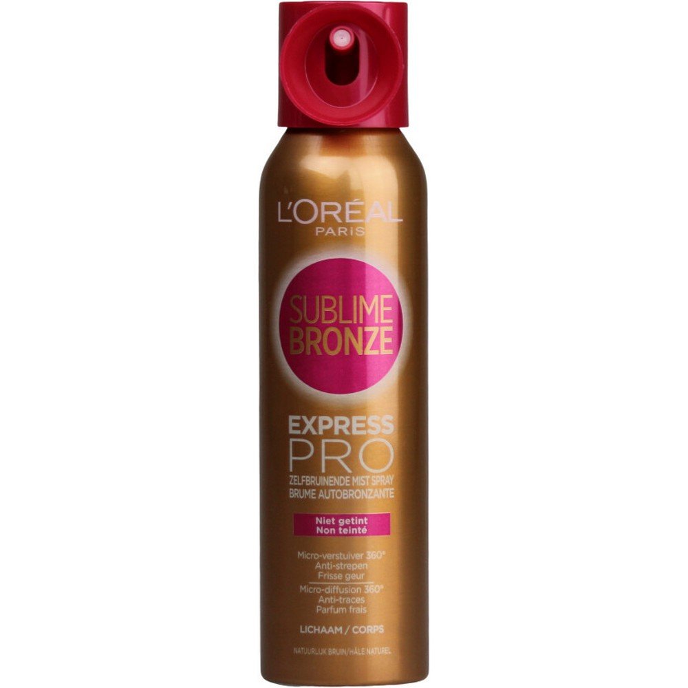 loreal sublime bronze express pro self tanning mist 150ml Pale or uneven skin tone,-L'Oréal, Sublime Bronze Express Pro Self-Tanning Mist, 150 ml,