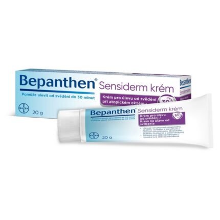 Sensitive or irritated skin – BEPANTHEN, Sensiderm Cream, 20 g,
