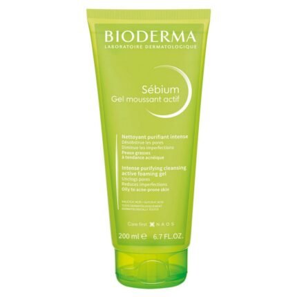 Excess oil and shine,-BIODERMA, Sébium Moussant Cleansing Gel for Oily Skin, 200 ml,Clogged pores and acne,-BIODERMA, Sébium Moussant Cleansing Gel for Oily Skin, 200 ml,Dull and unbalanced skin,-BIODERMA, Sébium Moussant Cleansing Gel for Oily Skin, 200 ml,Irritation from harsh cleansers,-BIODERMA, Sébium Moussant Cleansing Gel for Oily Skin, 200 ml