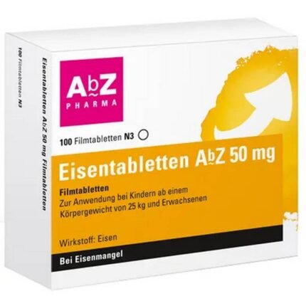 Iron deficiency– AbZ Pharma Iron tablets AbZ 50 mg,