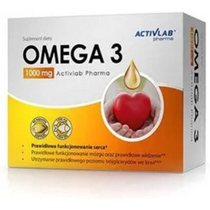 Supports cardiovascular health - Activlab Pharma Omega 3 1000mg,