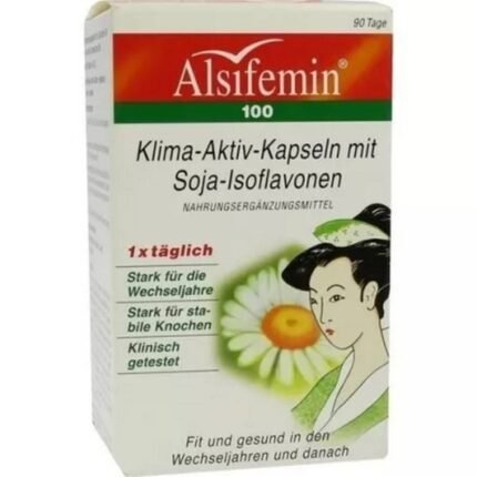Supports hormonal balance — ALSIFEMIN 100 Climate Active with Soya,