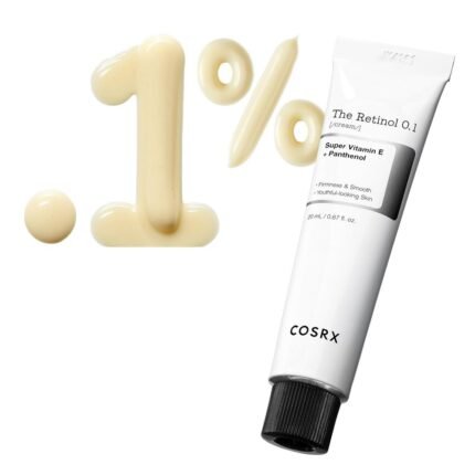 Reduces wrinkles and fine lines – COSRX The Retinol 0.1 Cream,