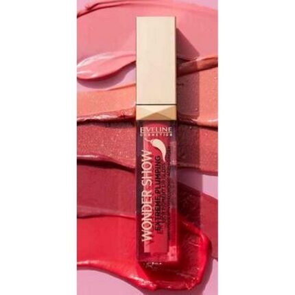 Lips appearing thin or flat – Eveline Cosmetics Wonder Show Lip Plumping Lip Gloss No. 01 Pink