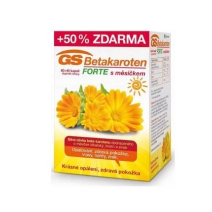 Skin health support – GS Betakaroten Forte with calendula,