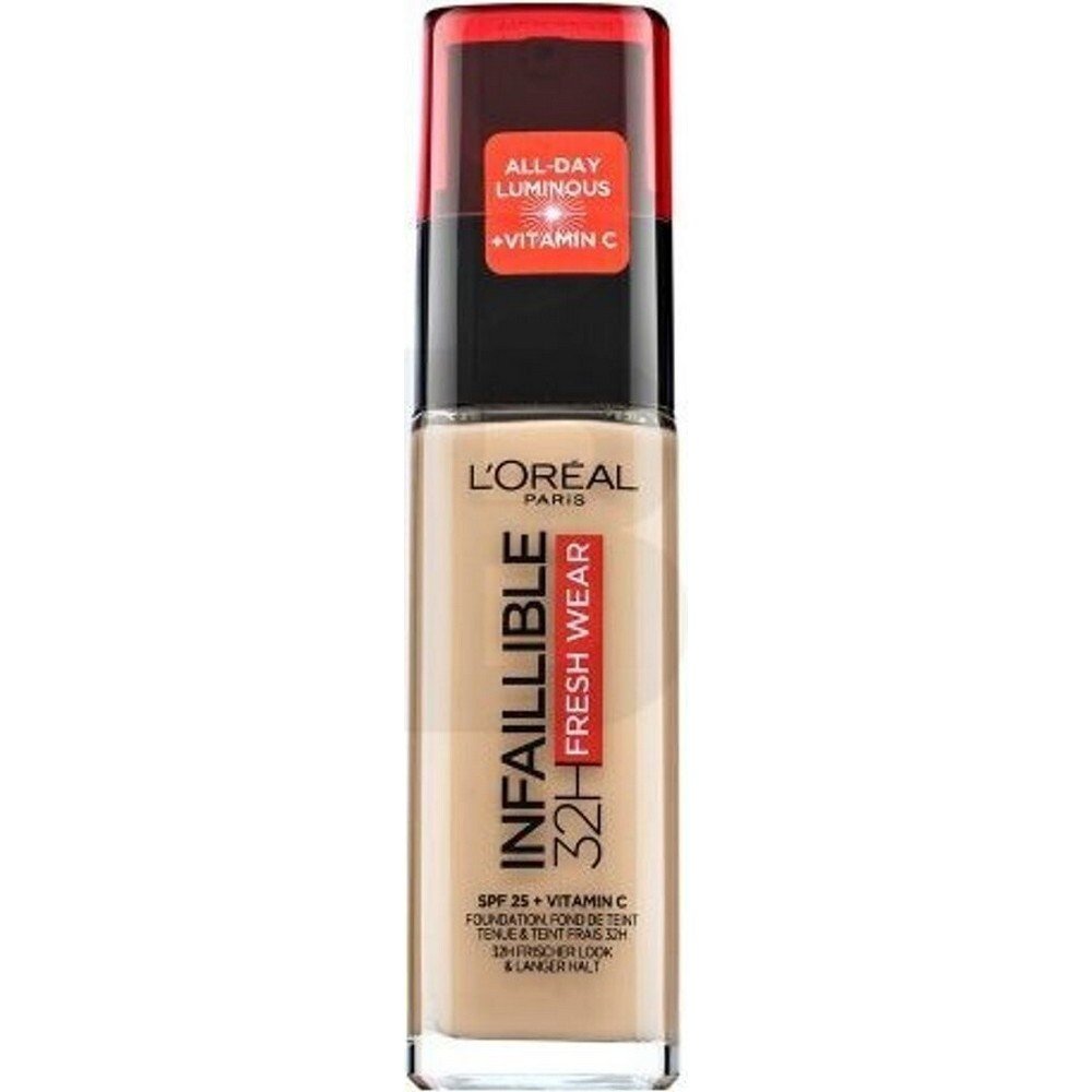loreal infallible 24h fresh wear foundation 130 30ml Uneven skin tone,-L'Oréal, Infallible 24H Fresh Wear Foundation 130, 30ml, Short-lasting makeup,-L'Oréal, Infallible 24H Fresh Wear Foundation 130, 30ml, Heavy or cakey feeling,-L'Oréal, Infallible 24H Fresh Wear Foundation 130, 30ml, Dull complexion,-L'Oréal, Infallible 24H Fresh Wear Foundation 130, 30ml․