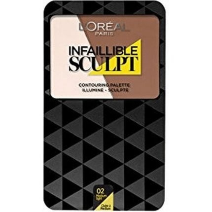 Lack of facial contour definition,-L'Oréal, The Infallible Sculpt Contour Palette, 02,