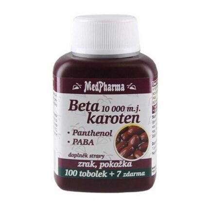 Tanning and skin protection – MedPharma Beta Karoten 10000 mj s Panthenolem + PABA,