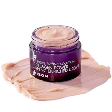 Boosts collagen and firms skin – MIZON Collagen Power Firming Enriched,