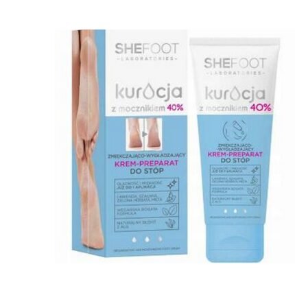 Severely dry and callused foot skin,-SheFoot, Softening and Smoothing Foot Cream Treatment Urea 40%, 75 ml,