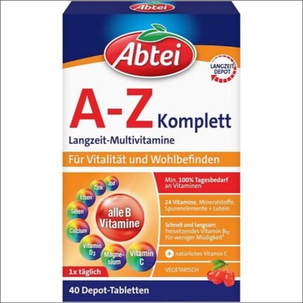 Nutritional deficiencies and imbalanced diet - Abbey A-Z Complete Depot Complete Long-term Multivitamins