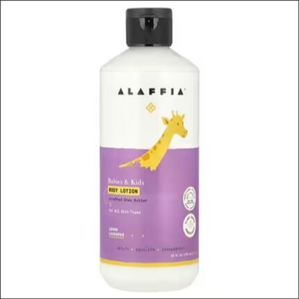 Dry and sensitive skin - Alaffia, Body Lotion for Kids, Lemon & Lavender, 473 ml (16 fl oz)