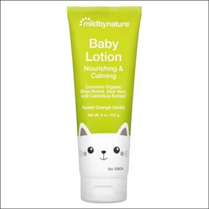 Dry and flaky baby skin - Mild By Nature Baby Lotion Vanilla Orange 8 oz (227 g)