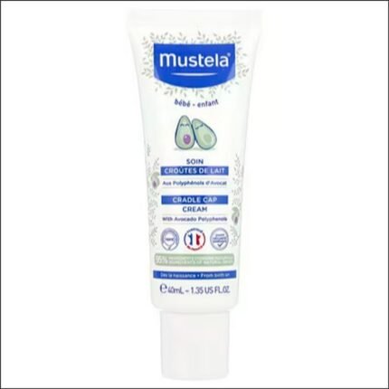 Cradle cap and flaky scalp – Mustela, Cradle Cap Cream, 1.35 fl oz (40 ml)